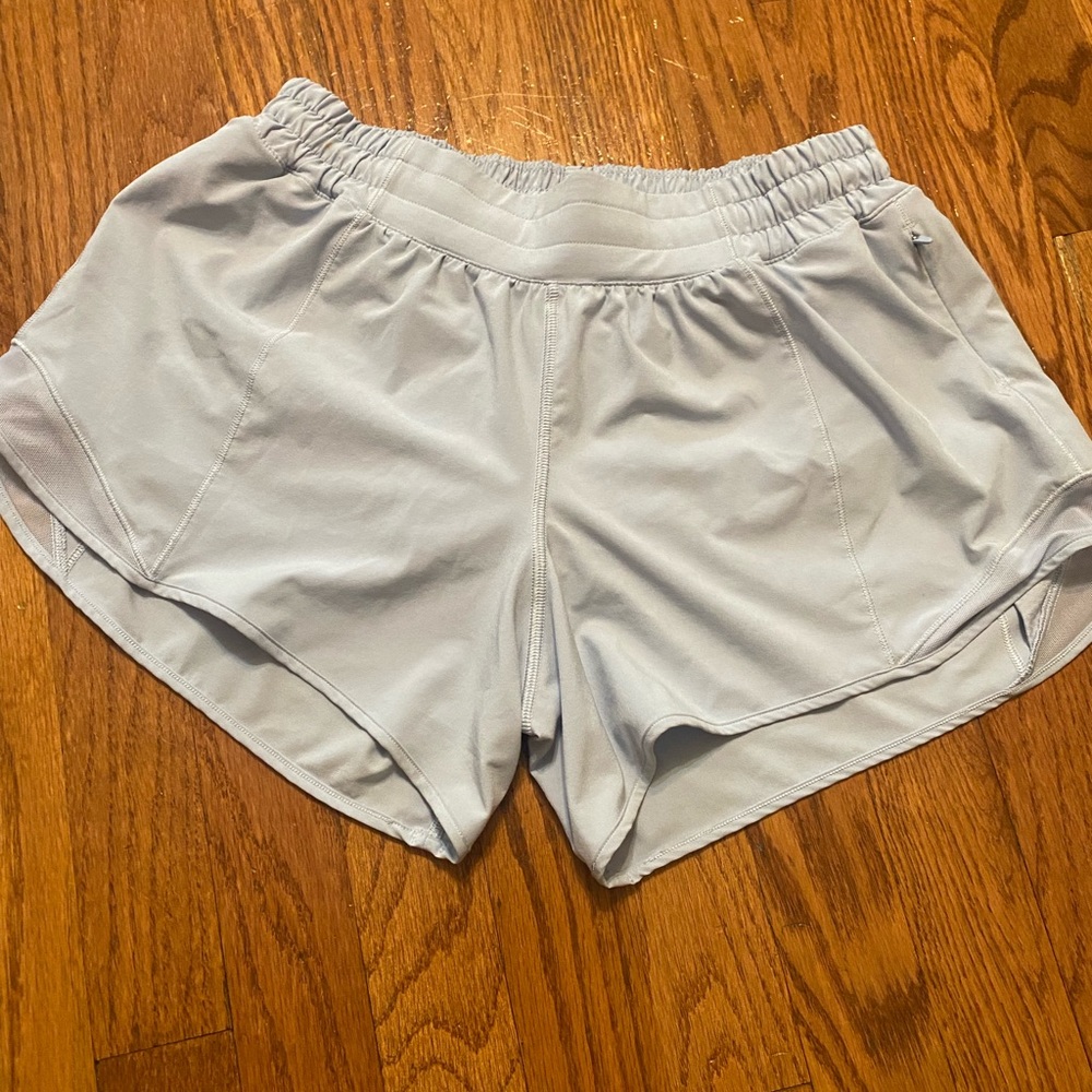 4 inch hotty hot blue linen size 8